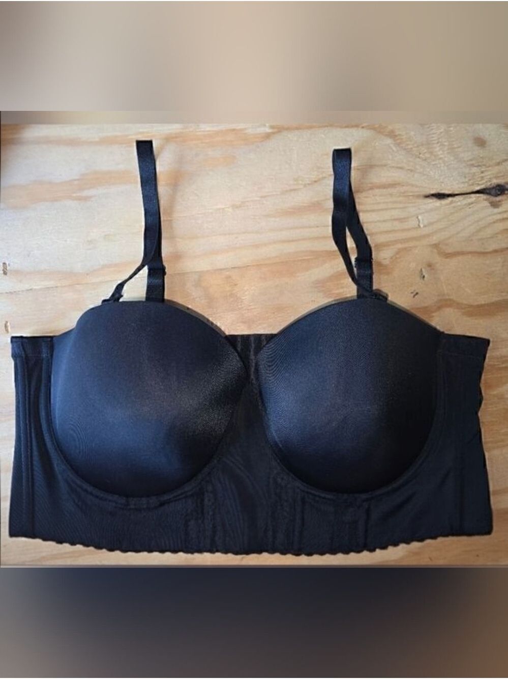 Black Support Bra Size 44D NWT (BRA7)